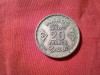 Moneda Maroc 1952 protectorat francez 20 francs , bronz , cal. F.Buna, Africa