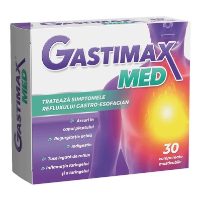 Gastimax Med 30 comprimate masticabile Fiterman foto