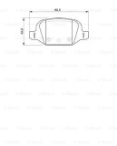 BOSCH 0 986 424 756 set placute frana,frana disc