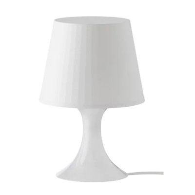Veioza decorativa, 40 W, inaltime 29 cm, lumina difuza, Alb foto
