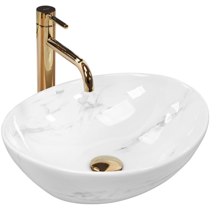 Lavoar pe blat Rea Sofia Nature Marble