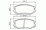 Set placute frana,frana disc HYUNDAI SONATA V (NF) (2005 - 2010) BOSCH 0 986 494 374