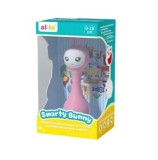 Cumpara ieftin Jucarie interactiva pentru bebelusi Alilo Smarty Bunny - Iepuras, in romana si engleza, roz