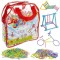 Set constructie 1000 piese multicolore, diverse forme si bete, geanta depozitare