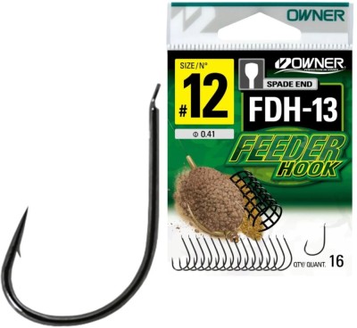 Carlige Owner FDH-13 Keiryu Black Chrome, Nr.16, 17buc/pac foto