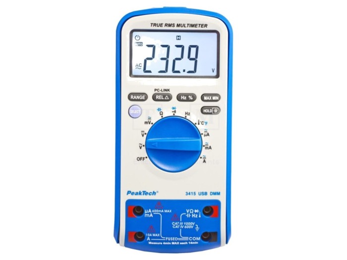 Multimetru digital LCD True RMS 6000