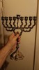 Menorah argintat 9 brate