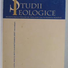 STUDII TEOLOGICE , REVISTA FACULTATILOR DE TEOLOGIE DIN PATRIARHIA ROMANA , ANUL III , NR. 3 , IULIE - SEPT. , 2007