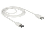 Cablu USB 2.0 A - A, 2m, aurit, alb - DELOCK