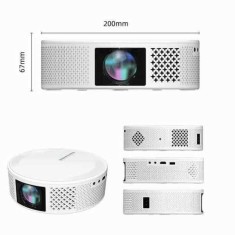 Video proiector Wireless Smartix T269 Full HD 1080p, Wi-Fi + BT 5.0 Dual Band, 25DB, Alb