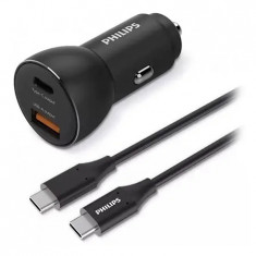 Incarcator Auto Usb -A Si Usb Type C Philips