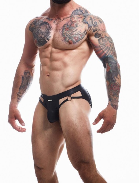 Chiloti Jockstrap Dungeon BL4CK by C4M, Negru, L