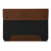 Husa Tableta Kalibri Textil Gri Apple iPad Pro 12.9 (2015/2017) Book Cover, Rezistenta Socuri
