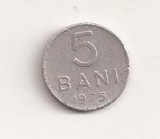 Moneda - Romania 5 bani 1975 , v10 foto