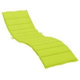 Cumpara ieftin Perna de sezlong, verde aprins, 200x60x3 cm, textil oxford