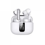 Cumpara ieftin Casti wireless DolphinMC&reg;, Bluetooth 5.3, Control prin Atingere, fara fir, Carcasa Magnetica, Reducere dubla a zgomotului ENC+ANC Afisare LED, Autonom