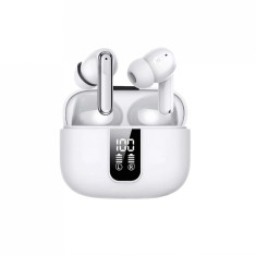 Casti wireless DolphinMC&reg;, Bluetooth 5.3, Control prin Atingere, fara fir, Carcasa Magnetica, Reducere dubla a zgomotului ENC+ANC Afisare LED, Autonom