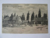 Carte postala Munții Bucegi:Cabana cu sănii,necirculată circa 1915, Circulata, Printata, Prahova