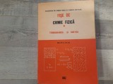 Fise de chimie fizica.Termodinamica si cinetica de Gavril Niac