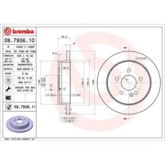 Set discuri frana Mercedes M-Class (W163), ML 230 (163.136), ML 270 CDI (163.113), ML 320 (163.154), ML 430 (163.172), punte spate, 285x15, plin, BRE