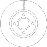 Disc frana fata TRW DF6509