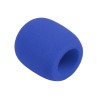 Burete microfon albastru mare 75x60mm Azusa MIK1574C, Generic