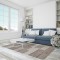 Covor Model Fashion 32002-120, Marime 60 x 130 cm, Crem, Maro, Inaltime Fir 12 mm, Antialergic, Polipropilena, Living, Dormitor, Sufragerie, Birou