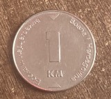 C50 - Moneda foarte veche - Bosnia si Hertegovina - 1 KM - marca convertibile - 2009, Europa