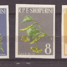 Albania 1962 - Plante medicinale, serie ndt neuzata