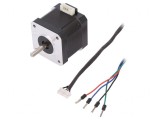 Motor pas cu pas 3,4VDC 1,7A cu ax crestătură D