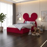 Pat Tapitat Serena cu Catifea Premium Rosu ✔Model elegant