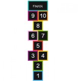 Sticker 3D pentru Podea - Sotron Colorat - Fundal Negru