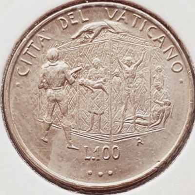 3199 Vatican 100 Lire 1995 Ioannes Paulus II (Inviolability of Life) km 265 foto