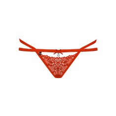 Chilotei tanga din dantela elastica si barete subtiri marime- S/M