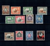 Kenya Uganda Tanganyika 1938/1954 - Uzuale Regele George VI, vederi, serie neuzata incompleta
