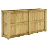 Cumpara ieftin Jardinieră &icirc;naltă, 196 x 50 x 100 cm, lemn de pin tratat
