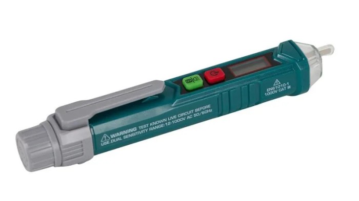 TOTAL - DETECTOR VOLTAJ AC 12V~1000V PowerTool TopQuality