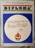 ORGANIZATIA PIONIERILOR DIN R.S.ROMANIA/DIPLOMA MAI 1987/ POZE