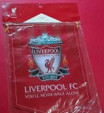 Fanion fotbal - FC LIVERPOOL (Anglia) - produs oficial, nou - dimensiuni mari 38x28 cm