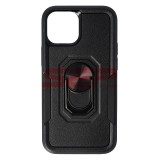 Husa iPhone 13 Mini, Ring Magnetic, TPU+PC, Shockproof, Negru
