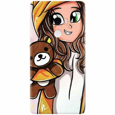 Husa silicon pentru Xiaomi Mi Mix 2, Girl With Little Bear foto