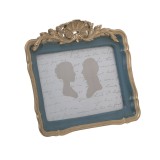 Cumpara ieftin Rama foto din rasina Blue Golden 18 cm x 13 cm
