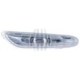 Lampa semnalizare aripa BMW Seria 1 E81, Seria 3 E90 E92, X1 E84, alba, omologare ECE, fara suport bec, 63136932997; 63137253325, Dreapta, Stanga