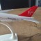 Macheta metalica de avion Virgin Atlantic (marime medium) | Decoratie | Perfect pentru cadou