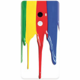 Husa silicon pentru Xiaomi Mi Mix 2, Dripping Colorful Paint