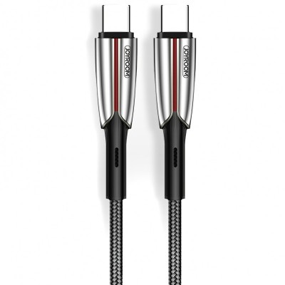 Cablu Date si Incarcare USB Type-C la USB Type-C Joyroom S-M417 Roma Series, 60W, Fast Charge PD, 1.2 m, Negru foto