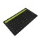 Tastatura Wireless cu Suport, Multi-Sistem, Dimensiune 28 x 16 cm, Negru