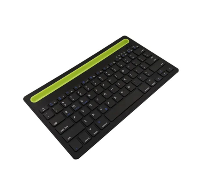 Tastatura Wireless cu Suport, Multi-Sistem, Dimensiune 28 x 16 cm, Negru