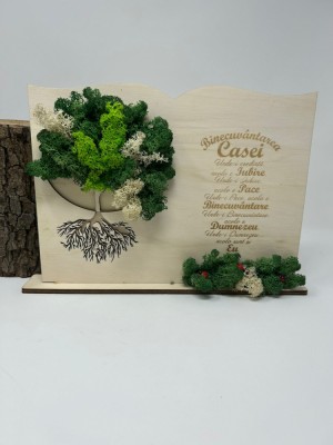 Tablou cu licheni foto