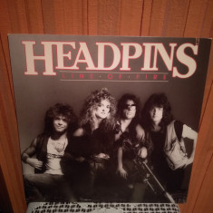 -Y- Headpins ?? Line Of Fire DISC VINIL foto